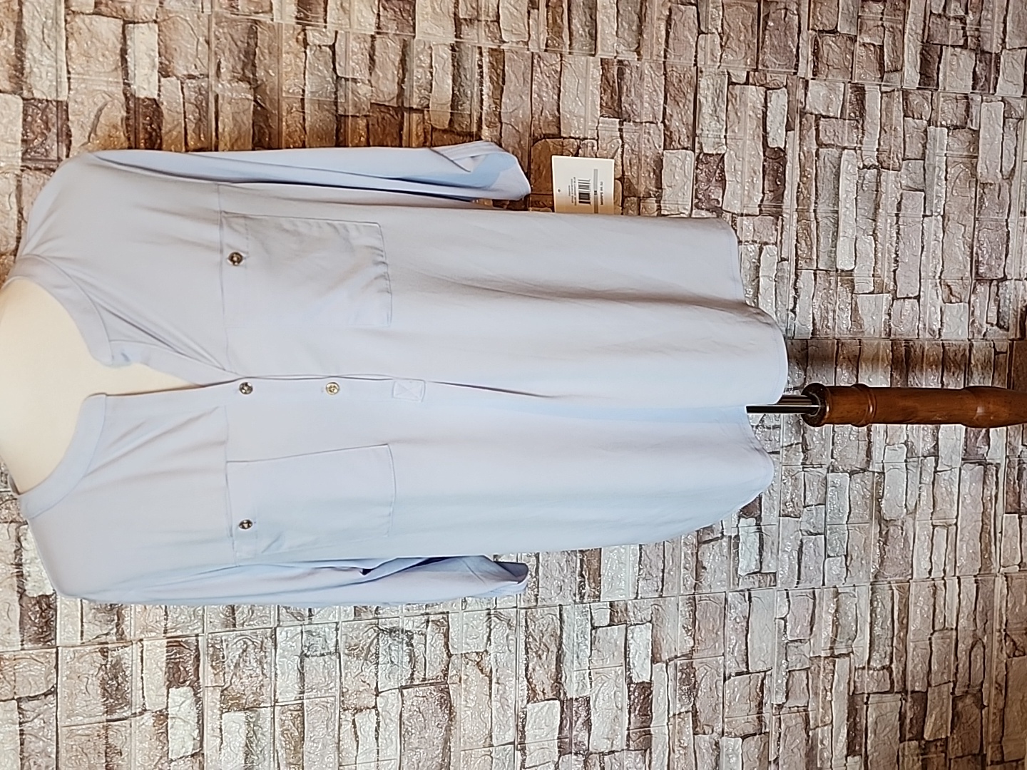 Ellen Tracy Serenity Blue Blouse Brand New